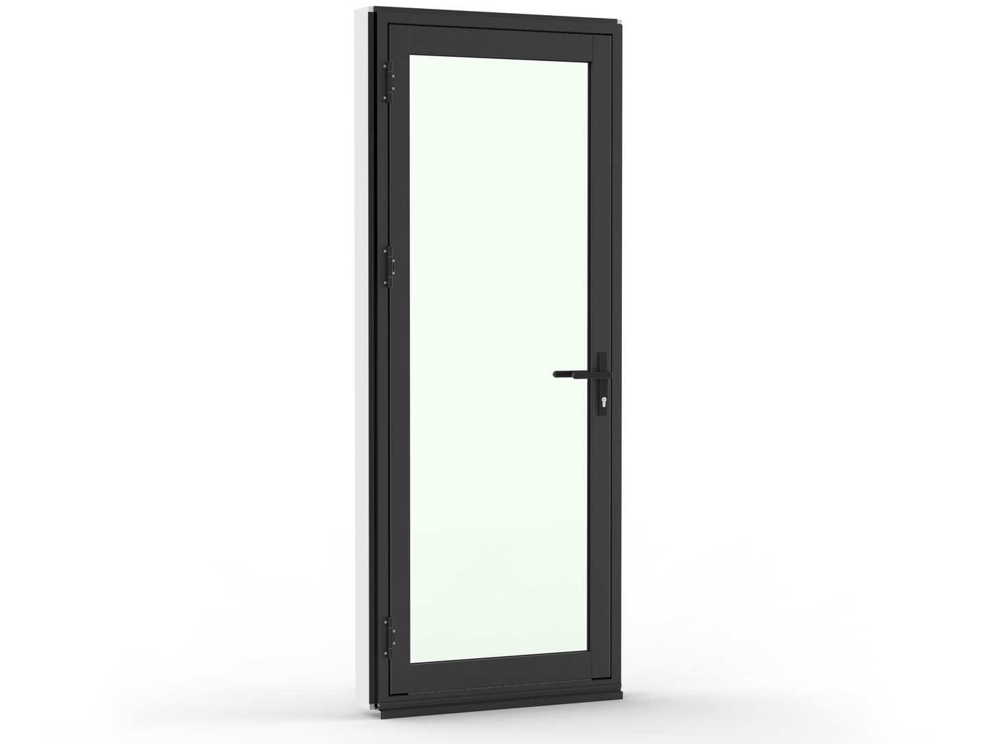 GL Classic 100 x 35 Frame Hinged Door inward open right 1100W×2400H Stock