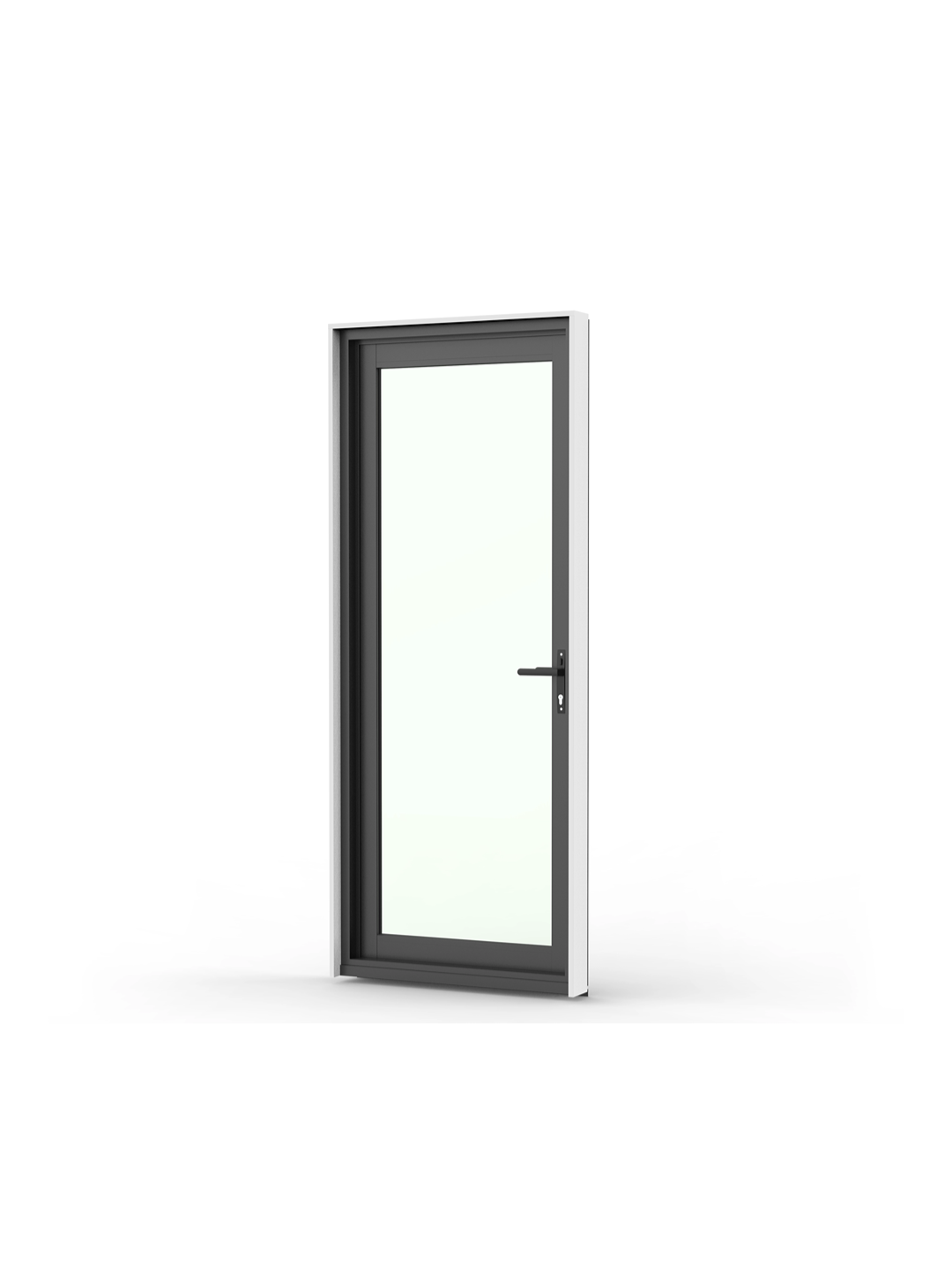 GL Classic 100 x 35 Frame Hinged Door inward open right 1100W×2400H Stock