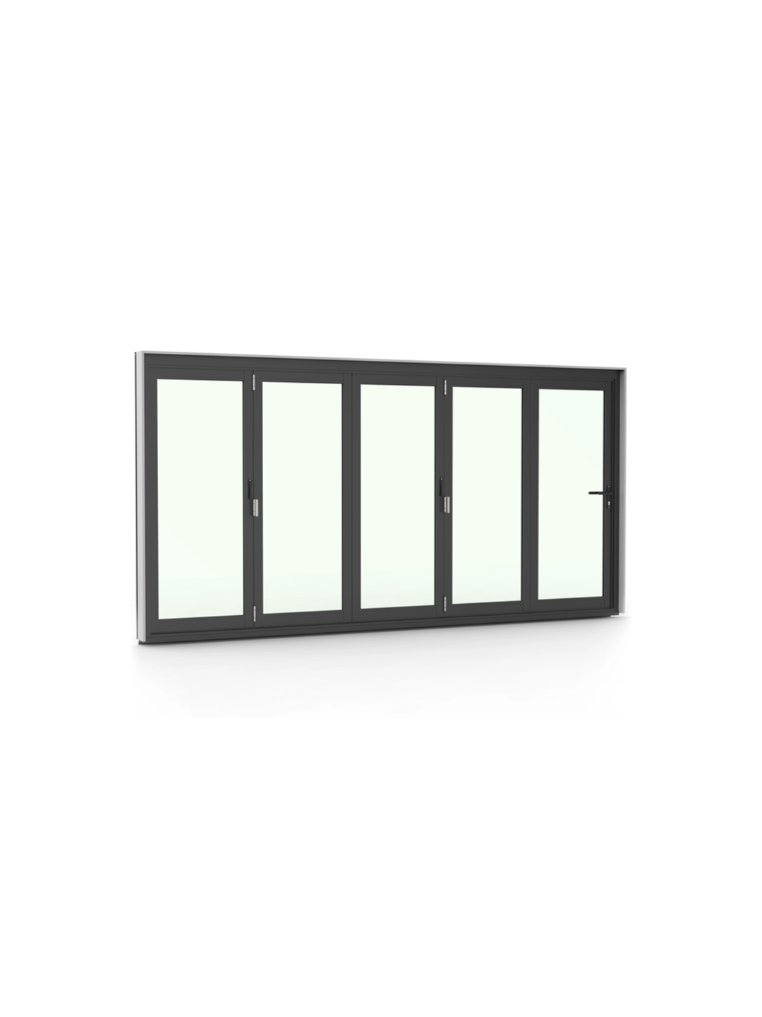 GL Commercial 100 x 50 Frame Bi-folding Door 4210W×2100H