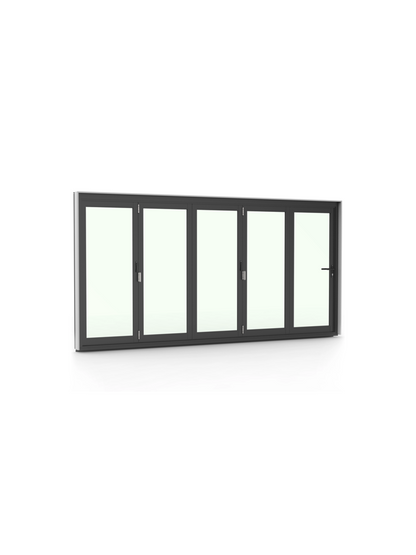 GL Commercial 100 x 50 Frame Bi-folding Door 4210W×2100H